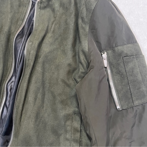 Zara Man Bomber Jacket size M color charcoal black - Picture 10 of 12